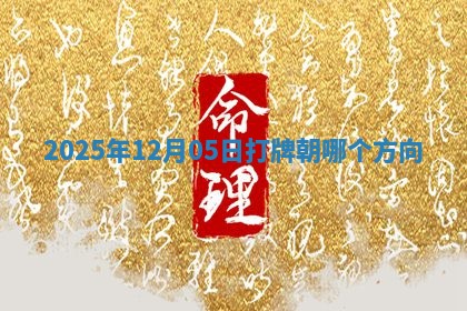 2025年12月05日打牌朝哪个方向