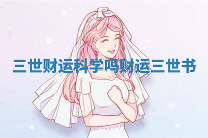 三世财运科学吗 财运三世书